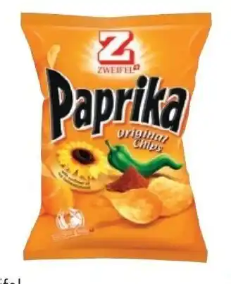 Sutterlüty Zweifel Chips Original Paprika oder Nature 175 g Angebot