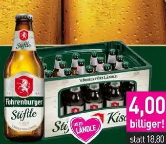 Sutterlüty Fohrenburger Stiftle 's Bierle fürs Ländle 20 x 0,33 Liter Angebot