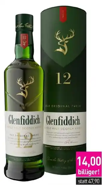 Sutterlüty Glenfiddich Single Malt Scotch Whisky 12yo 0,7 Liter Angebot