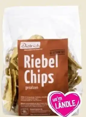 Sutterlüty Dietrich Kostbarkeiten Riebel Chips gesalzen oder pikant mit Chili 125 g Angebot