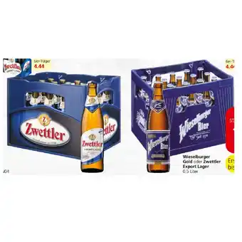 Spar Wieselburger gold oder zwettler export lager spar 0.50 liter 1 kiste Angebot