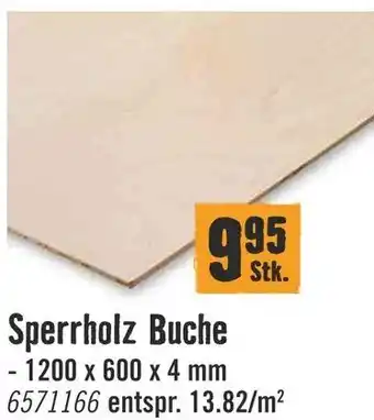 Hornbach Sperrholz Buche Angebot