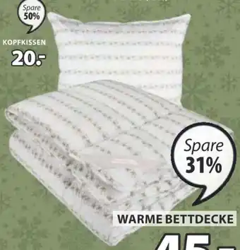 JYSK SYNTHETIKBETTDECKE TRONFJELLET Angebot