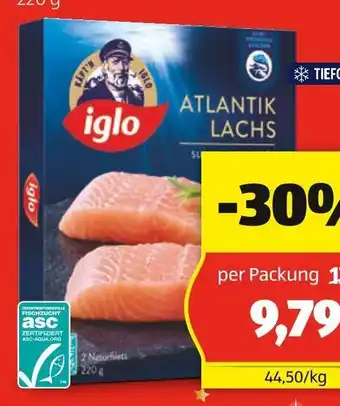Hofer IGLO ATLANTIK LACHS 220g Angebot
