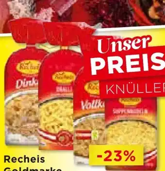 Unimarkt Goldmarke teigwaren Angebot
