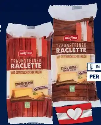 Hofer Traunsteiner raclette Angebot