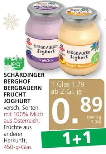 SPAR Gourmet Bergbauern joghurt Angebot