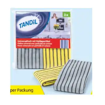 Hofer Tandil spülschwamm/universaltuch mit kohlepartikeln hofer 2 stück 1 packung Angebot