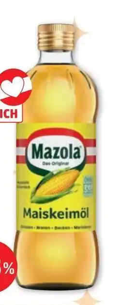 PENNY MAZOLA MAISKEIMÖL, 0.5 Liter Angebot