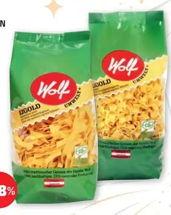 PENNY WOLF EIGOLD TEIGWAREN, 500 g Packung Angebot