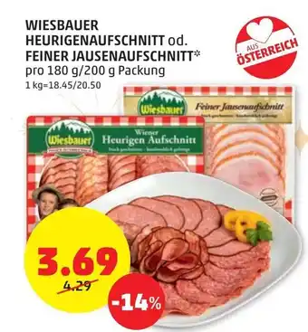 PENNY WIESBAUER HEURIGENAUFSCHNITT od. FEINER JAUSENAUFSCHNITT Angebot