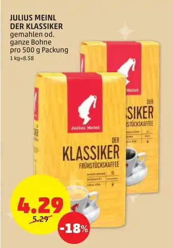 PENNY JULIUS MEINL DER KLASSIKER Angebot