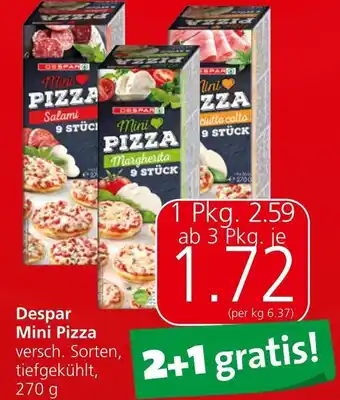 Spar Despar Mini Pizza, 270g Angebot