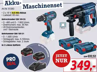 Zgonc Akku- Maschinenset Angebot