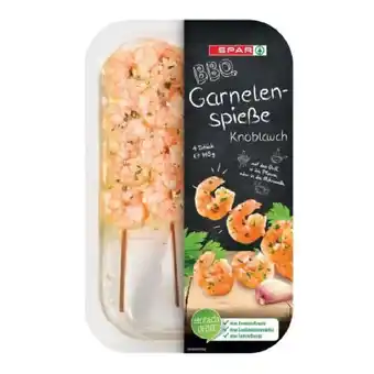 Spar Spar bbq garnelenspieße versch. sorten spar 145 gramm 1 packung Angebot