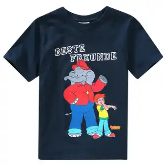 Ernsting's family Benjamin blümchen t-shirt mit großem print Angebot