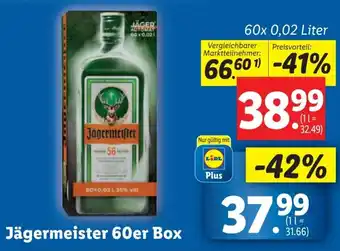 Lidl Jägermeister 60er Box Angebot