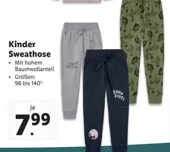 Lidl Kinder Sweathose Angebot