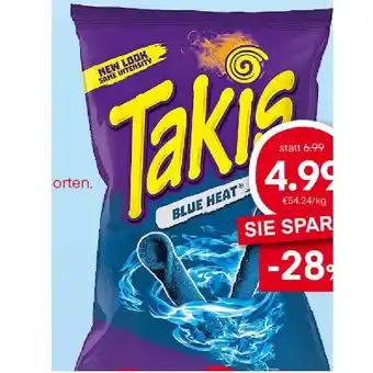 MPreis Takis versch. sorten mpreis 92 gramm 1 packung Angebot