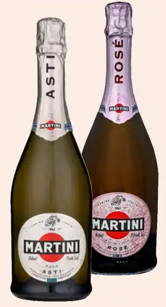 Interspar Martini Asti Spumante oder Martini Rosè Spumante Angebot
