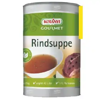 T&G Kotanyi rindsuppe t&g 1 kilogramm 1 dose Angebot