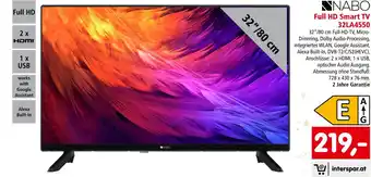 Interspar NABO Full HD Smart TV 32LA4550 Angebot