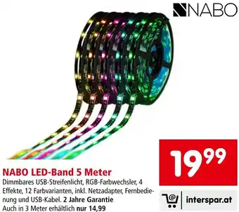 Interspar NABO LED-Band 5 Meter Angebot