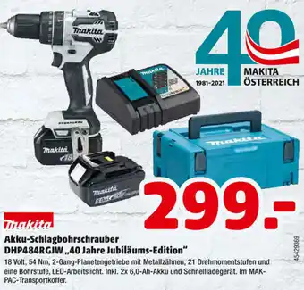 Liebmarkt Akku-Schlagbohrschrauber DHP484RGJW 40 Jahre Jubiläums-Edition Angebot