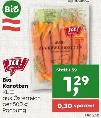ADEG Bio Karotten Angebot