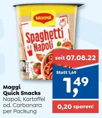 ADEG Maggi Quick Snacks Angebot