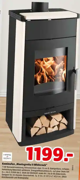 Liebmarkt Kaminofen Montegrotto II Whiterock" Angebot
