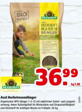 Liebmarkt Azet Herbstrasendünger Angebot