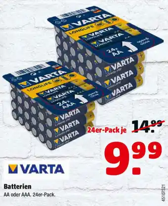 Liebmarkt Batterien Angebot