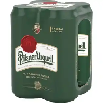 MPreis Pilsner urquell mpreis 0.50 liter 4 dose Angebot