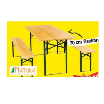 Maximarkt Natura festzelt-garnitur maximarkt 1 set Angebot