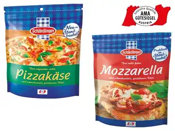 Lidl Schärdinger pizzakäse oder mozzarella gerieben lidl 200 gramm 1 packung Angebot