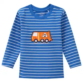 Ernsting's family Baby langarmshirt mit müllabfuhr-applikation Angebot