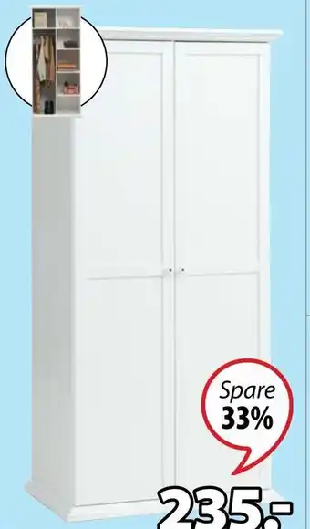 JYSK KLEIDERSCHRANK FREDENSBORG Angebot