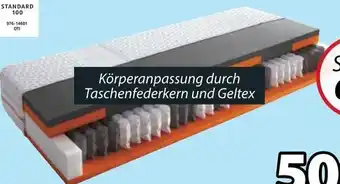 JYSK TASCHENFEDERKERNMATRATZE SEMBELLA S450 Angebot