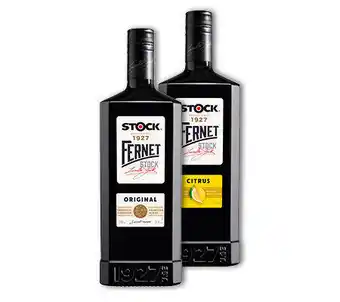Travel FREE Fernet stock original, citrus 27-38% 1l Angebot