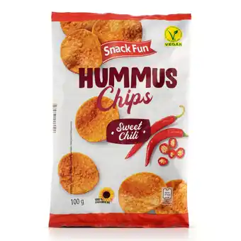 Hofer Snack fun hummus chips versch. sorten hofer 100 gramm 1 packung Angebot