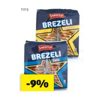 Hofer Snack fun brezeli div. sorten hofer 150 gramm 1 packung Angebot