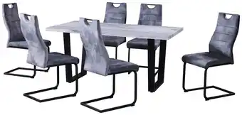 Möbelix Tischgruppe 1634011301 möbelix 7 stück 1 set Angebot