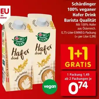 Interspar Haferdrink Angebot