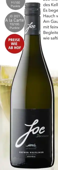 Interspar Joe grüner veltliner reserve Angebot