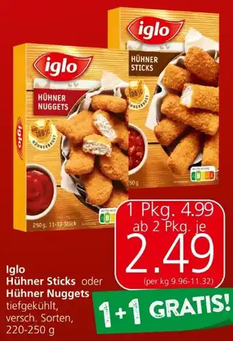 Spar Hühner sticks Angebot