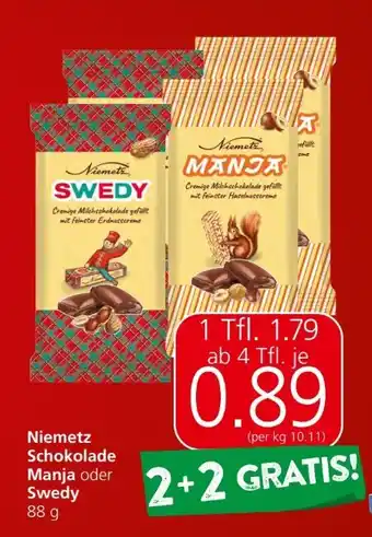 Spar Schokolade manja Angebot