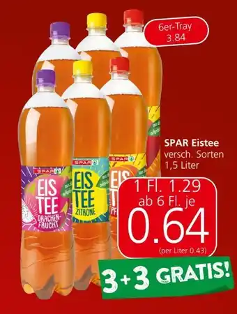 Spar Eistee Angebot
