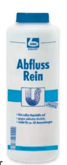 Metro Abflussreiniger Angebot