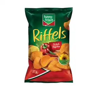 Eurospar Funny-frisch riffels, kesselchips oder chipsfrisch versch. sorten eurospar 1 packung Angebot